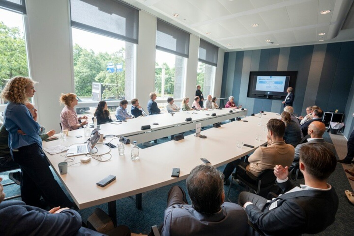 Presentatie van Arthur Groenendijk en Joris Krüse tijdens GovTechDay 2026