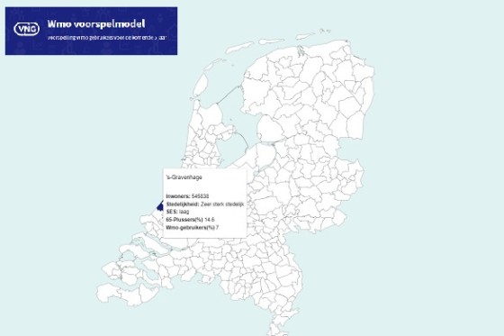 Haags Wmo-voorspelmodel gaat landelijk