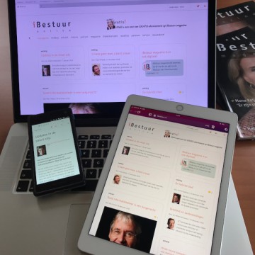Nieuwe site iBestuur nu ook toegerust voor mobiele toepassingen