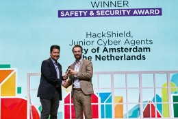 Hackshield van de stad Amsterdam wint de Smart City Award