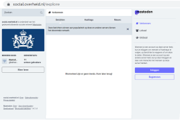 Overheid neemt eigen Mastodon-server in gebruik