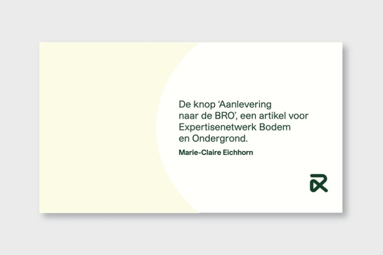 Marie-Claire Eichhorn over de knop ‘Aanlevering naar de BRO’