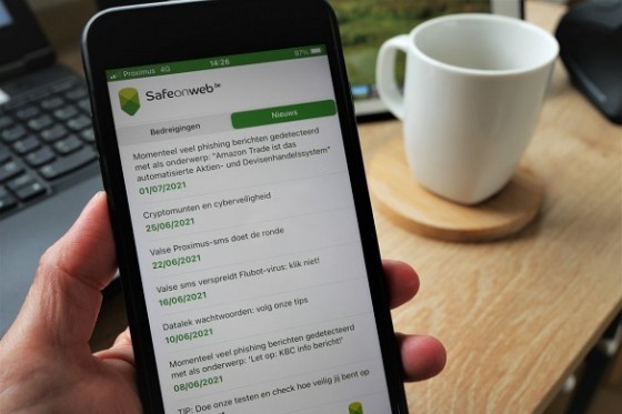 Safeonweb: Belgen krijgen app die waarschuwt voor cyberdreigingen