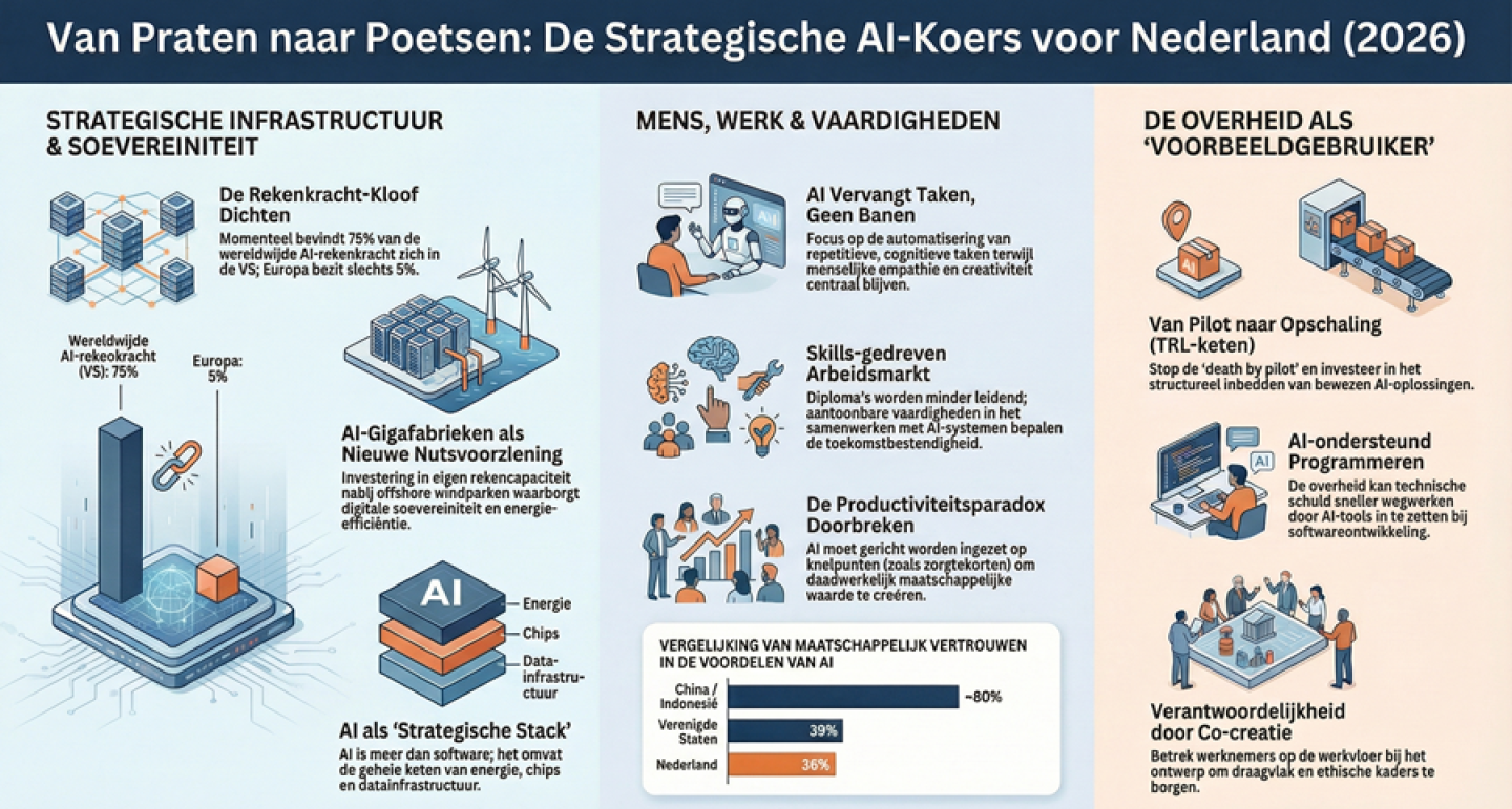Praatplaat over de strategische AI-koers voor Nederland