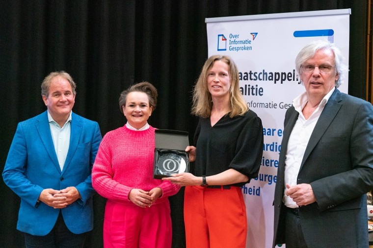 Transparantieprijs Over Informatie Gesproken 2023 voor Open.Amsterdam