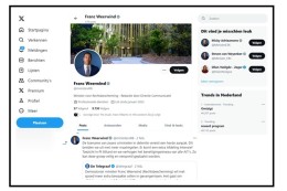 Alleen nog corporate accounts op sociale media voor bewindspersonen
