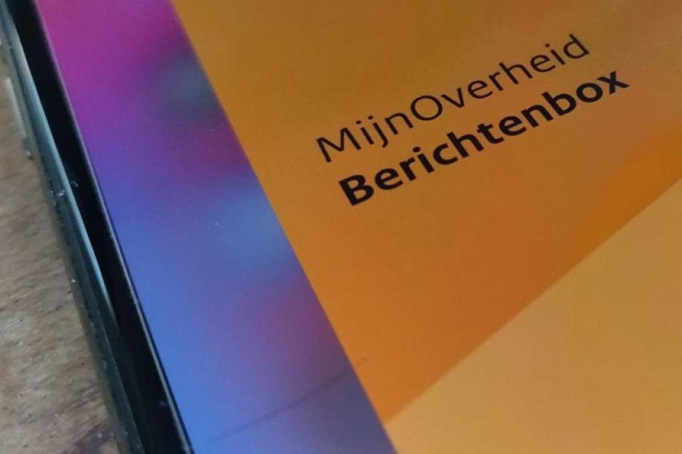 App Berichtenbox op smartphone