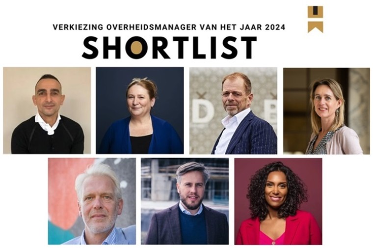 Zeven kandidaten geselecteerd voor titel 'Overheidsmanager van het Jaar'