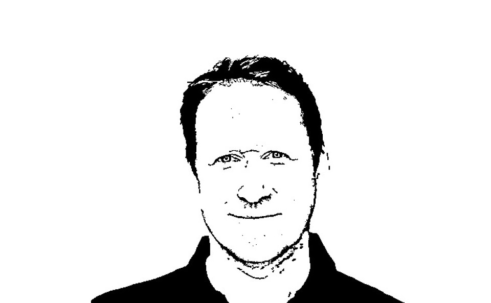 getekend portret Kees Verhoeven