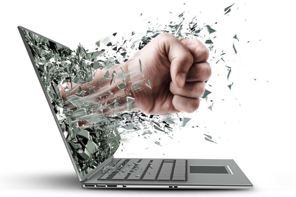 Fist,From,Laptop.,Isolated,On,White,Background,High,Resolution|Hand,With,A,Magnet,Collects,Personal,Data,From,Crowd,Figures