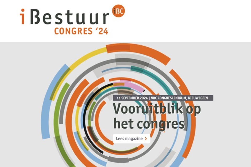Cover E-zine iBestuur Congres 2024