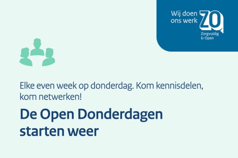 Open Donderdagen starten weer