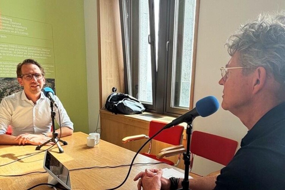 Walter van Wijk in gesprek met Bart Schellekens.