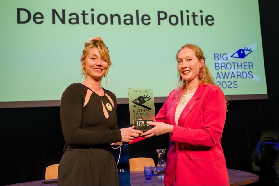 Marjolein Louwerse krijgt big brother award