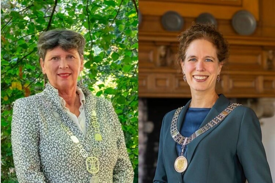 Burgemeesters Rian van Dam en Ester Weststeijn