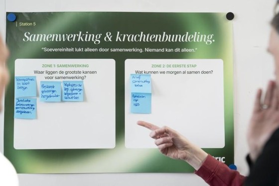 Stap voor stap ervaring op te doen met soeverein werken