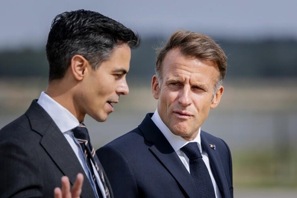 Rob Jetten en Emanuel Macron in gesprek over Europese tech-samenwerking