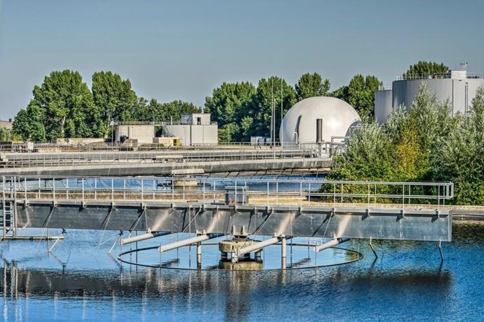 Afvalwaterzuiveringsinstallatie in Zwolle 