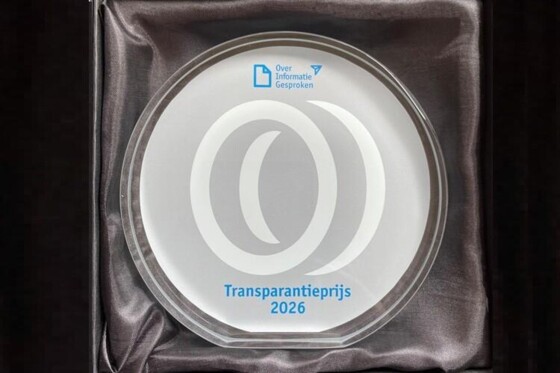 Genomineerden voor de Transparantieprijs Over Informatie Gesproken 2026 bekend gemaakt