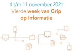 4 t/m 11 november: Vierde Week van Grip op Informatie