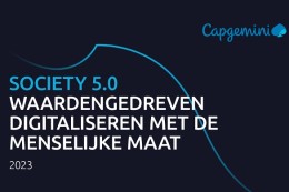 Capgemini publiceert nieuw rapport Society 5.0
