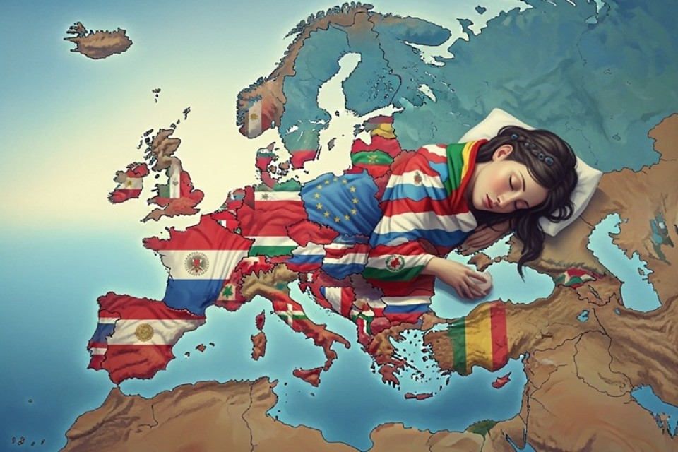 Europa slaapt