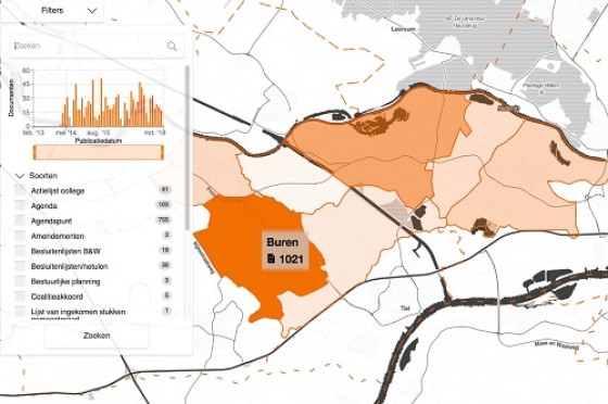 WaarOverheid, de ‘Buienradar’ van de gemeenteraad