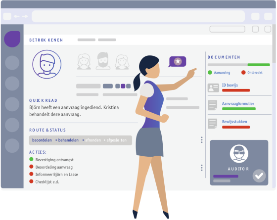 Burger en ambtenaar, schouder aan schouder