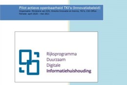 Actief openbaarmaken met de juiste informatiehuishouding, het kan... en werkt!