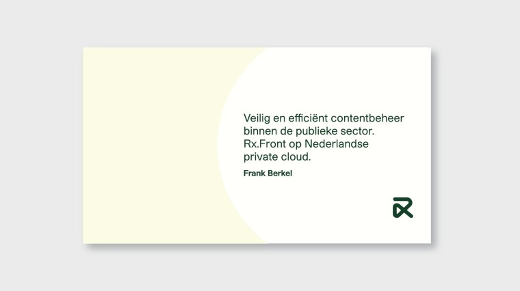 Rx.Front migreert naar 100% Nederlandse private cloud